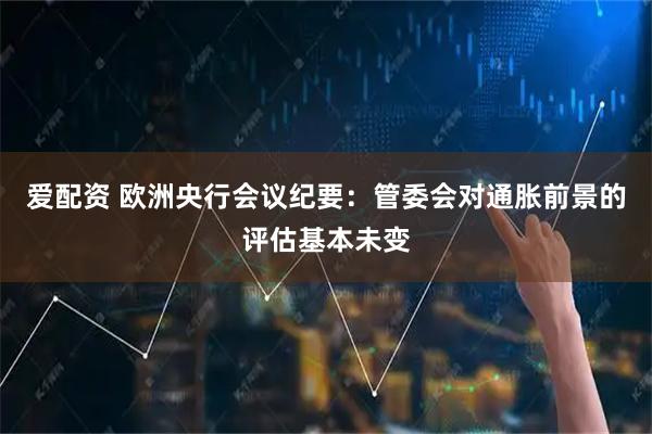 爱配资 欧洲央行会议纪要：管委会对通胀前景的评估基本未变